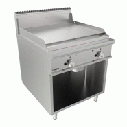 Plaque cuisson gaz - Inox - Rainurée - 15mm - 13.8kW - Saro - 4017337063093