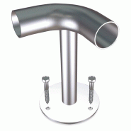 Support d'angle en inox pour protection anti-choc Horemaq - 029002