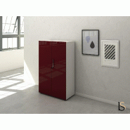 Armoire moyenne à portes battantes Luxury - Ofitres - Bordeaux_0