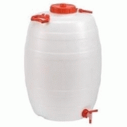 Baril alimentaire 50 litres avec robinet 50L Baril alimentaire 50 litres avec robinet 50L