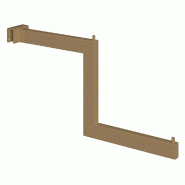 Bras escalier 40cm - or
