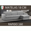 CANAPÉ D'ANGLE RÉVERSIBLE EXPRESS MASTER COUCHAGE 160CM MATELAS 18CM POLYURÉTHANE GRIS CANAPÉ D'ANGLE RÉVERSIBLE EXPRESS MASTER COUCHAGE 160CM MATELAS 18CM POLYURÉTHANE GRIS