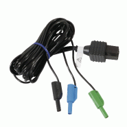 CHAUVIN ARNOUX - Jeu de 3 cordons de test 3m pour contrôleurs de machines, tableaux et appareils électrodomestiques portables (PAT) CA 6155