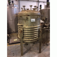 Cuve inox 316l 850 litres mores2 ateliers avec demi-canne d'occasion_0