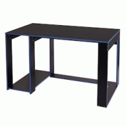 Décoshop26 - Bureau table de bureau pour ordinateur 120x60x76cm en MDF noir et bleu 04_0001451 - bleu 3000499632697 Décoshop26 - Bureau table de bureau pour ordinateur 120x60x76cm en MDF noir et bleu 04_0001451 - bleu 3000499632697