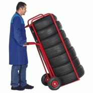 Diable à pneus - Charge utile 150 kg - Dimensions 720x800x1425 mm