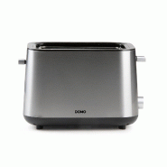 DOMO grille-pain 2 fentes 900w DO966T - gris 5411397166364
