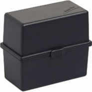 Exacompta Boîte à fiches MEMO-BOX Office, format A8, coloris noir - 9002493045583