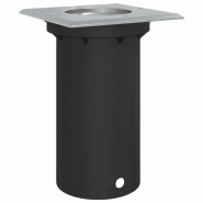 Helloshop26 - Lampe au sol d'extérieur carrée 10,5 x 10,5 x 14,5 cm éclairage polyvalent décoratif en aluminium noir 02_0056640 - noir aluminium 3