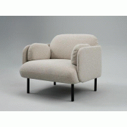Fauteuil Lounge Florida très confortable avec tissu personnalisable Fauteuil Lounge Florida très confortable avec tissu personnalisable