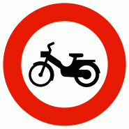 Panneau d'interdiction B9g - Accès interdit aux cyclomoteurs - Innov - WP Signalisation Panneau d'interdiction B9g - Accès interdit aux cyclomoteurs - Innov - WP Signalisation