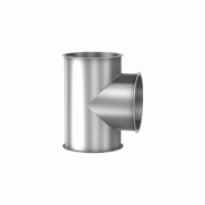 Pièces en T 90° - Diamètres de 60 à 630 mm - Revêtement galvanisé ou acier inoxydable