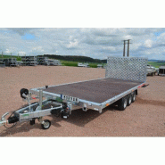 Plateau basculant à hayon 3 essieux 510x210 PTAC 3500KG Temared