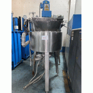 Réacteur en acier inoxydable 230 litres avec agitation et coque d'occasion_99