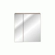 STELLAMEUBLES Meuble salle de bain miroir 60cm Santa Fe Taupe - 3667335109838