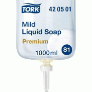 Tork Premium Savon liquide Parfum frais S1 Jaune clair 420501 1 L - jaune 420501 Tork Premium Savon liquide Parfum frais S1 Jaune clair 420501 1 L - jaune 420501