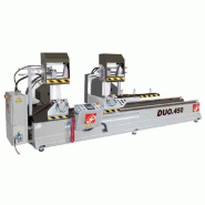 Tronçonneuse industrielle à double tête - découpe simultanée et précise pour divers matériaux_0