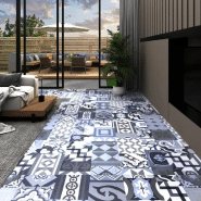 Vidaxl planches plancher autoadhésives 20 pcs pvc 1,86 m² motif coloré 330169