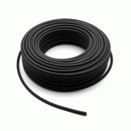 Alcapower Câble Électrique Solaire 1X6Mm² Noir 50M 1500V Cc Résistance 3,39Ω/Km Monoconducteur Photovoltaïque Industriel Bobine Haute Qualité S