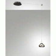 Arabella - Suspension décentralisée fumée - Fabas Luce - LED 8W dimmable - Montage décentralisé - noir 8019282511441