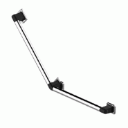 Barre coudée rugao 135° l 400mm noir - AKW - 12013gr-ls - 849249