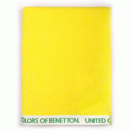 Benetton - Serviette 90X160Cm 380Gsm Velours 100% Coton Jaune - jaune BE047