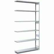 BITO Rayonnages à tablettes, type EL - charge par tablette 100 kg L1008 mm x P324 mm x H2500 mm finition galvanisée - acier 4250692956369 BITO Rayonnages à tablettes, type EL - charge par tablette 100 kg L1008 mm x P324 mm x H2500 mm finition galvanisée - acier 4250692956369