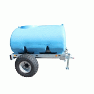 Châssis roulant avec tonne à eau 2000 litres - Homologué pour la route - Protection UV15