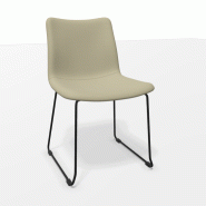 Chaise "VITA" - Filaire, Assise large