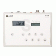 CHAUVIN ARNOUX - Conductimètre C320 - Compensation en température automatique ou manuelle - Étallonage manuel - RS232 - Connectique BNC pour conductivité et fiche température