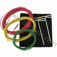 Kit de piquets de terre & continuité (câbles de 5, 10 et 20m) - DIVEARTHKIT Kit de piquets de terre & continuité (câbles de 5, 10 et 20m) - DIVEARTHKIT
