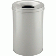 Durable 330610 Corbeille à papier Anti-éraflure + Métal 30L Gris - 330610