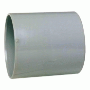 Manchon pvc avec butée intérieure femelle/femelle ø 50 mm