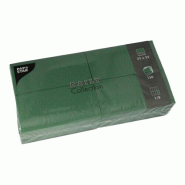 PAPSTAR 150 serviettes "DAILY Collection" 1/8-pli 32 cm x 32 cm vert foncé - vert papier 89656