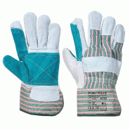 Portwest Gants Docker paume doublée Gris XL - Taille 10 - 10 gris multi-matériau 5036108292219