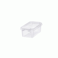 SmartStore Boîte de rangement CLASSIC 0,3 L, clips: blanc - transparent plastique polypropylène 7332462084889