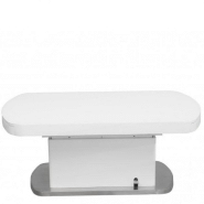 TABLE BASSE RELEVABLE DOUBLE SET  BLANC