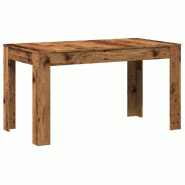 VidaXL Table à manger vieux bois 140x74,5x76 cm bois d'ingénierie Modèle Boréal Stella Élite - 856572