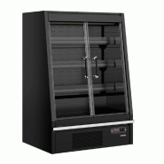 Vitrine réfrigérée murale pour supermarché 270 L | Tefcold - Galaxy GPL10FGD-Black