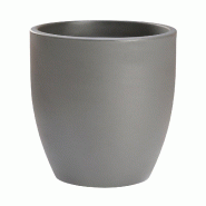 WellHome - Pot de fleurs « Collection Accord » Ø50cm coloris ciment - gris plastique WH13478
