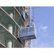 Ascenseur de chantier pour personnes et matériaux jusqu'à 2000 kg - EDC 2000 Ascenseur de chantier pour personnes et matériaux jusqu'à 2000 kg - EDC 2000