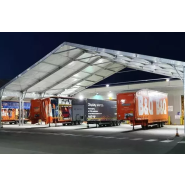 Auvent industriel conçu pour abriter les poids lourds - Neivalu Oxygen Auvent industriel conçu pour abriter les poids lourds - Neivalu Oxygen