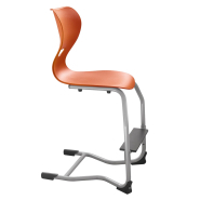 Chaise avec Repose-pieds réglable -  ergonomique pour élèves de primaire - EWF.3