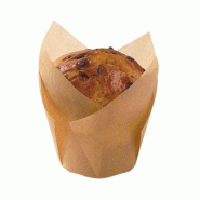 FHC evolupack FHC - 576Pcs - Caissette de cuisson tulipe papier siliconé brun "Krafty" 45mm H80mm - marron papier 8NPCPST3M