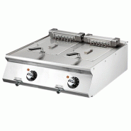 Friteuse électrique à poser 2 cuves triphasée puissance 18 kw avec ... - PVS7080FRE10T
