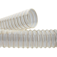 Gaine WINDFLEX 600 PU AL - Couronne de 10 m, Transparent, 120 mm_0