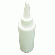 Mini flacon à sauces 30ml polyéthylène blanc - par 10