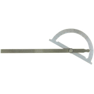 Rapporteur d'angle à serrage central - inox chromé mat - Ø150 x 200 mm - Réf. 03022_0