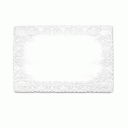 Sabert Dentelles papier blanc économiques menu rectangles 30 x 40 cm (1000 unités) - blanc papier 50003040 Sabert Dentelles papier blanc économiques menu rectangles 30 x 40 cm (1000 unités) - blanc papier 50003040