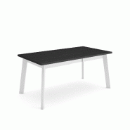 SKRAUT HOME Table à manger, 170, Pour 8 personnes, Pieds en bois, Noir - noir Bois manufacturé 395_37